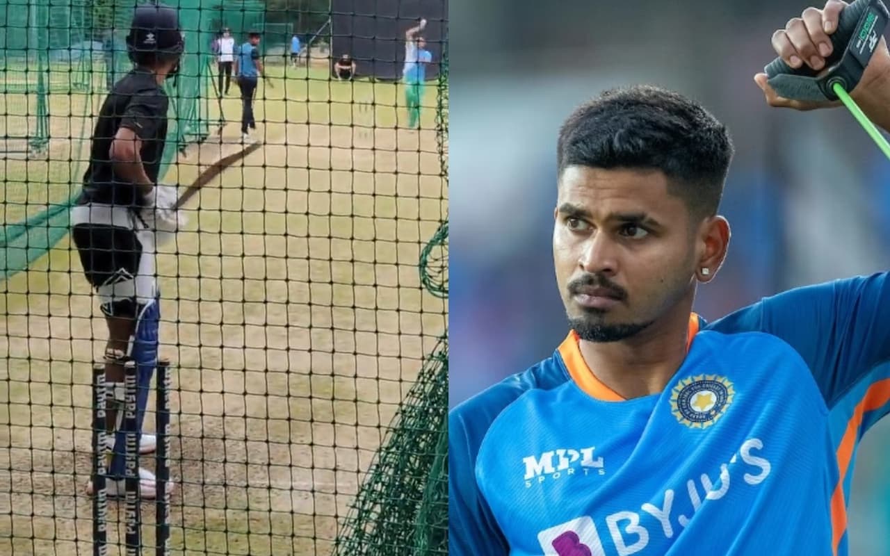 World Cup 2023 से पहले टीम इंडिया के लिए गुड न्यूज, श्रेयस अय्यर ने नेट्स में शुरू की प्रैक्टिस