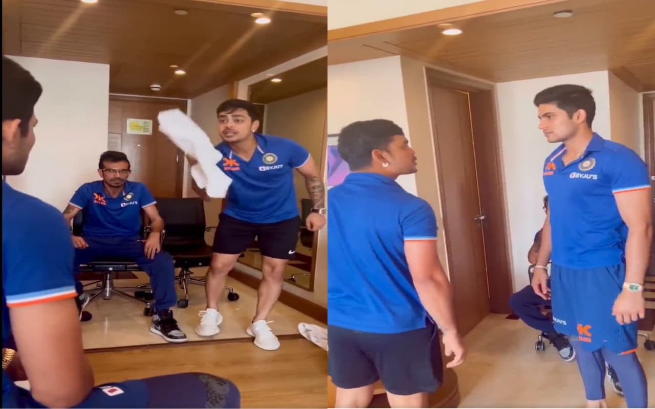 Watch: ये कैसा याराना.. शतकवीर Shubman Gill को ईशान किशन ने जड़ा थप्पड़! VIDEO देख जानें पूरा मामला Watch: ये कैसा याराना.. शतकवीर Shubman Gill को ईशान किशन ने जड़ा थप्पड़! VIDEO देख जानें पूरा मामला