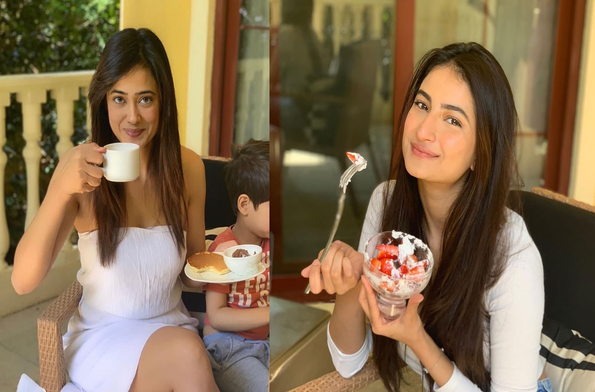 Palak Tiwari के साथ कुछ इस तरह हॉलीडे इंजॉय कर रही हैं Shweta Tiwari, खाने के हर एक बाइट का भरपूर मजा लें रही है मां बेटी की जोड़ी