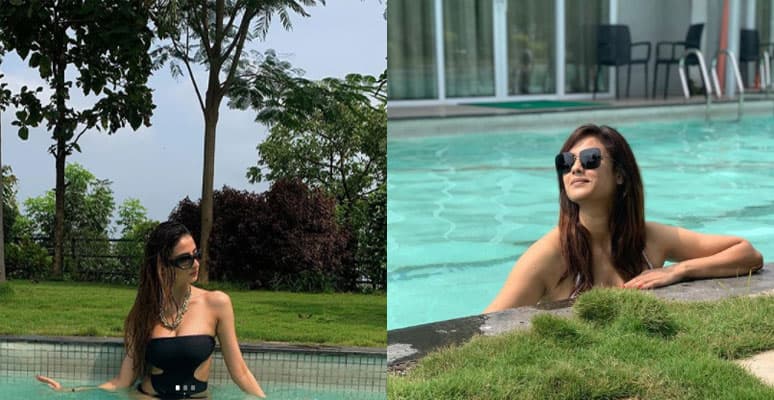 श्वेता तिवारी और पलक तिवारी ने स्वीमिंग पूल में करवाया Photoshoot, यूजर ने कहा पानी में आग लगा दी . . .