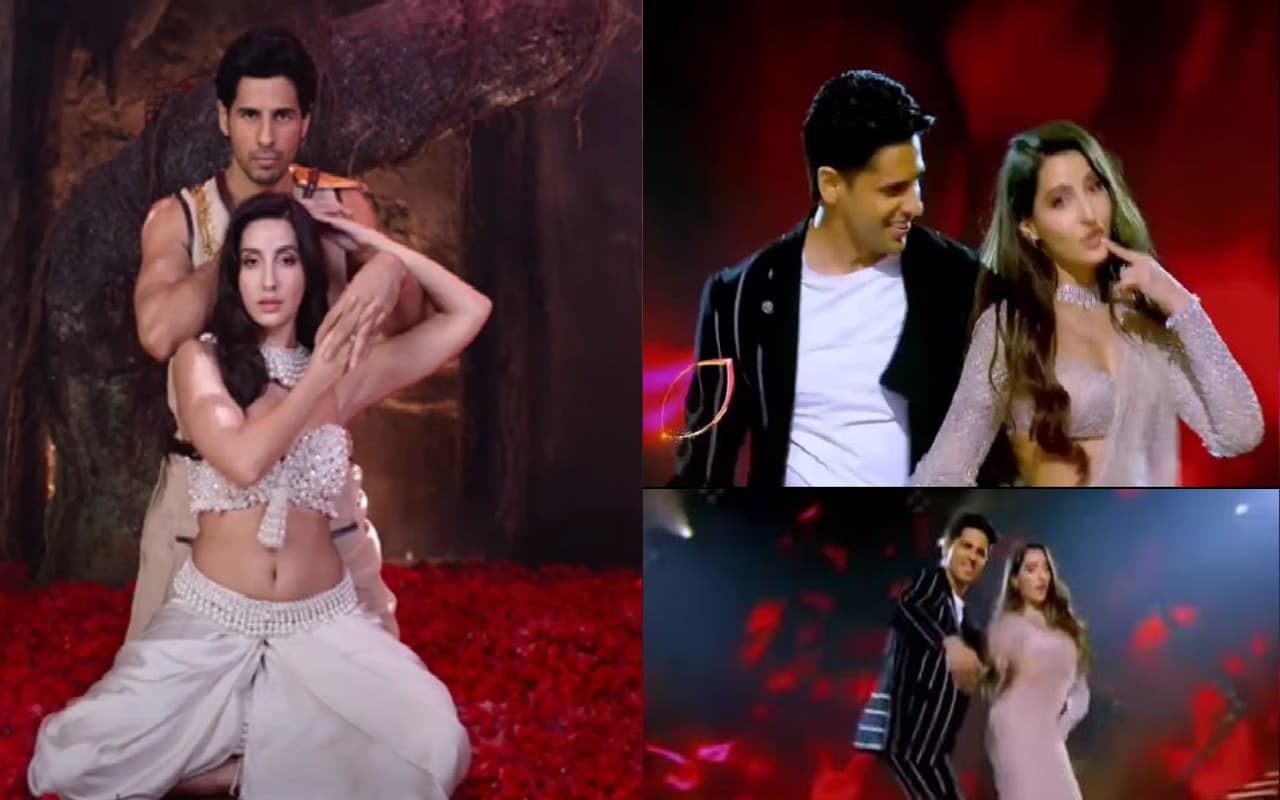 सिद्धार्थ मल्होत्रा ने माणिके सॉन्ग पर नोरा फतेही के साथ किया जबरदस्त डांस, देखें दोनों की हॉट केमिस्ट्री