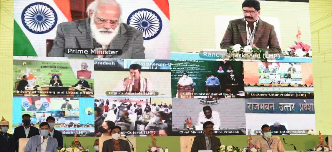प्रधानमंत्री ने रांची के लाइट हाउस प्रोजेक्ट का किया ऑनलाइन शिलान्यास, सीएम हेमंत सोरेन ने शहरी गरीबों-मजदूरों को सस्ते आवास के लिए किया ये आग्रह