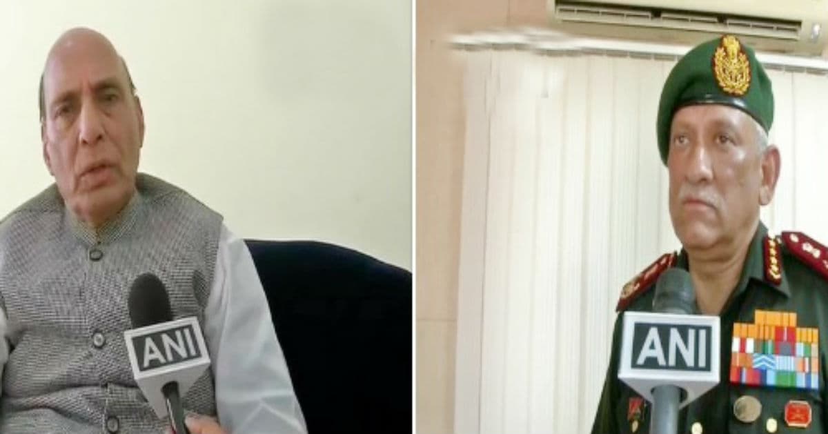 चीन को लेकर रक्षा मंत्री ने सीडीएस जनरल बिपिन रावत और तीनों सेना प्रमुखों के साथ की हाई लेवल मीटिंग