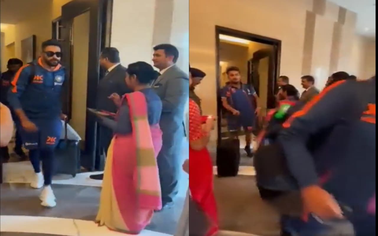 Mohammad Siraj और Umran Malik ने तिलक लगाने से किया इनकार, सोशल मीडिया पर मचा बवाल, देखें वायरल VIDEO
