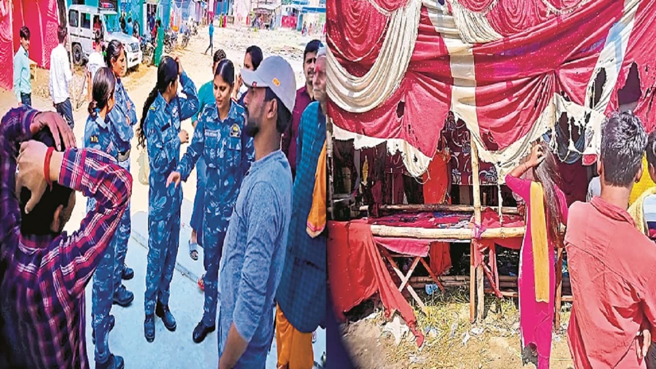 Bihar:समस्तीपुर के प्रसिद्ध खुदनेश्वर धाम के मेले में उपद्रव, फायरिंग व मारपीट के बाद दुकानों में लगाई आग