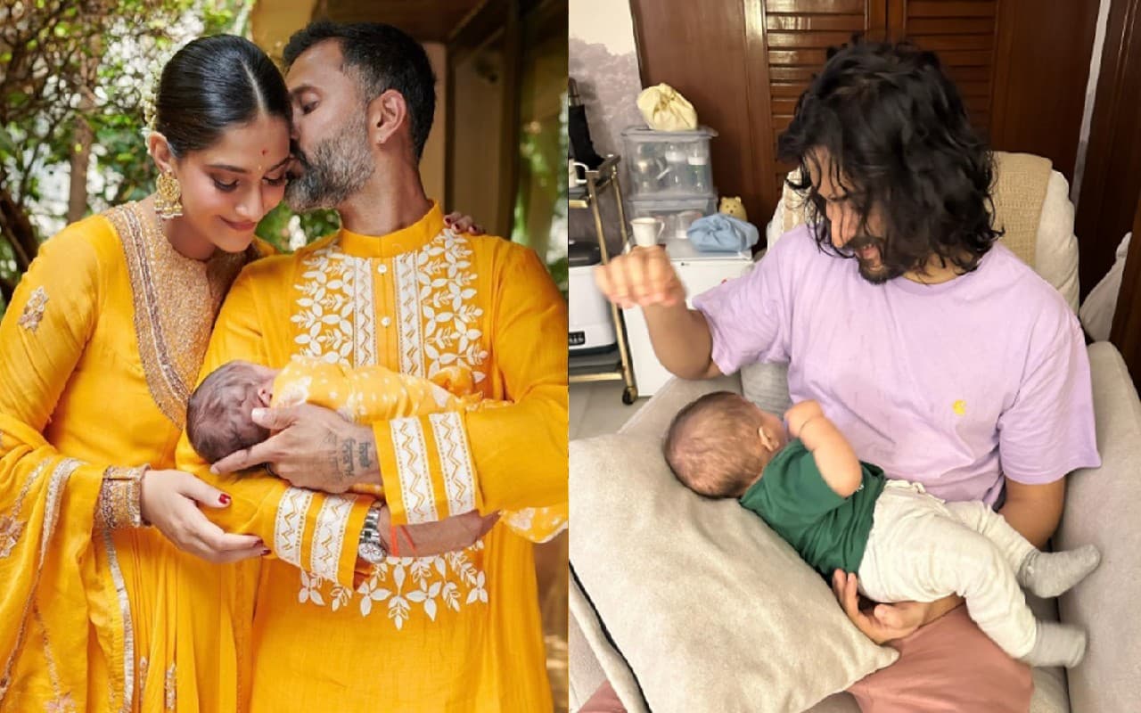 सोनम कपूर ने शेयर की भाई हर्षवर्धन संग बेटे की क्यूट तस्वीर, नन्हे वायु को निहारते दिखे ‘बेस्ट मामा’