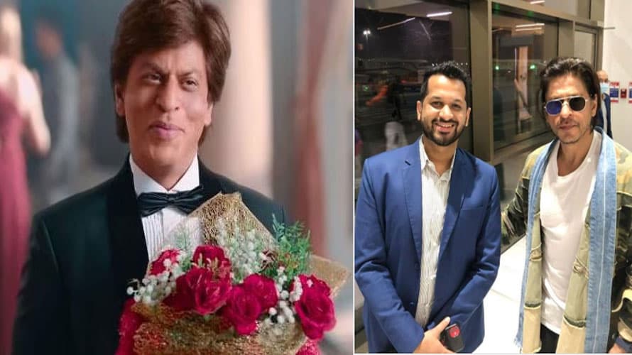 फैन के साथ दुबई एयरपोर्ट पर कुछ यूं दिखे शाहरुख खान, Viral होने लगी Photos