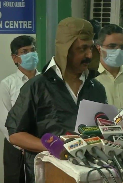 चेन्नई में भारी बारिश, दो दिनों के लिए स्कूल बंद किये जाने की घोषणा