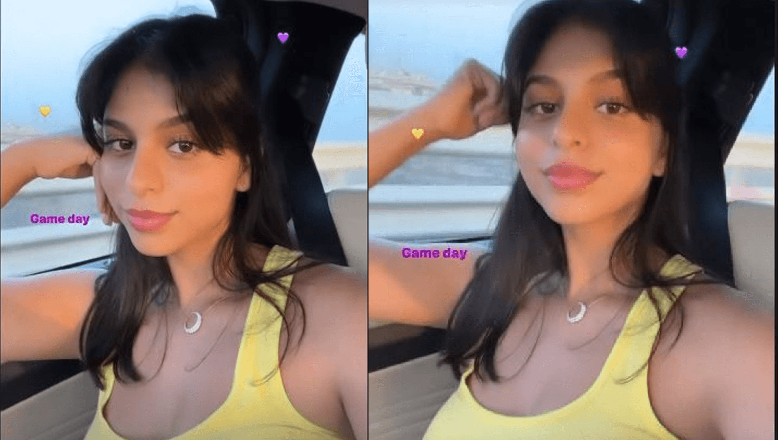 कोलकाता नाइट राइडर्स को सपोर्ट करने स्टेडियम पहुंचीं सुहाना खान, येलो टैंक टॉप में ग्लैमरस दिखीं स्टारकिड