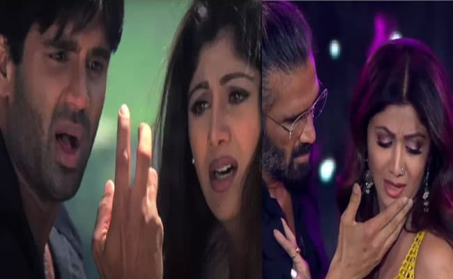 Super Dancer Chapter 4 के स्टेज पर Sunil Shetty ने Shilpa Shetty की फिर बढ़ाई 'धड़कन', इस सुपरहिट गानें पर किया परफॉर्म