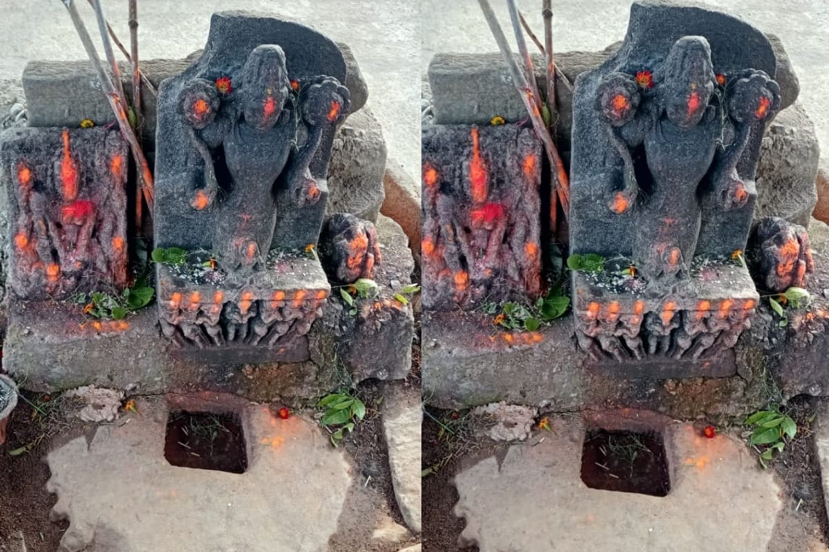 झारखंड:नीम पेड़ के नीचे सात घोड़ों पर विराजमान हैं भगवान सूर्य, कांची नदी में स्नान कर अर्घ्य देते हैं छठव्रती