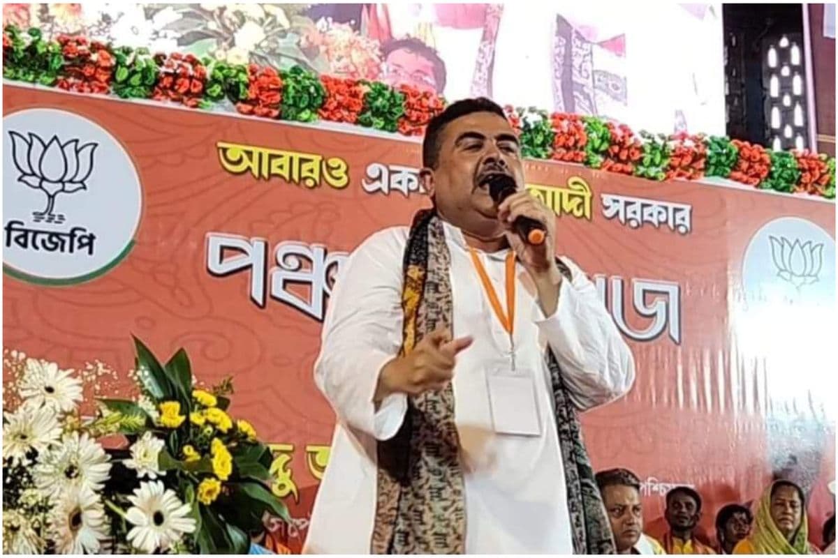 Photos : शुभेंदु अधिकारी ने कहा गणतांत्रिक रूप से राज्य में नहीं हुआ था पंचायत चुनाव