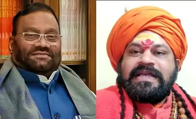 Lucknow: महंत राजू दास और स्वामी प्रसाद मौर्य के बीच मारपीट, TV डिबेट में बवाल, एक दूसरे पर लगाए गंभीर आरोप