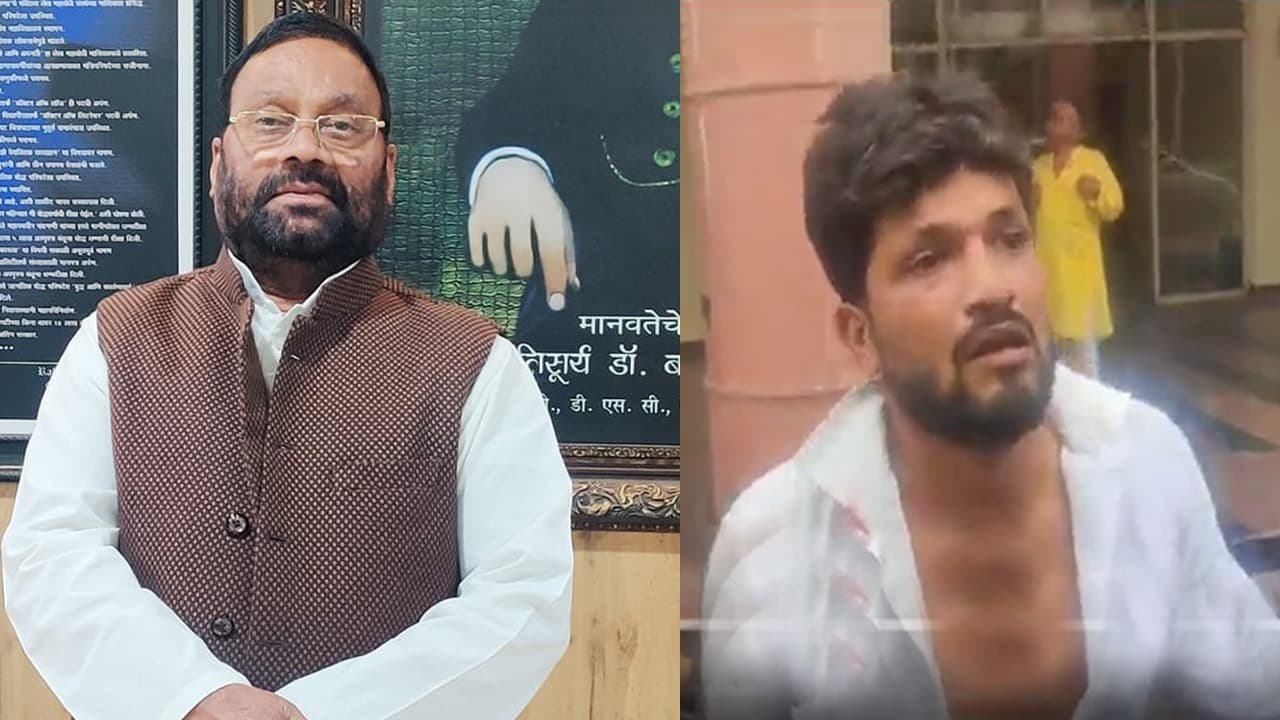 स्‍वामी प्रसाद मौर्य पर जूता फेंकने वाले को महंत राजू दास ने दिया धन्यवाद, अखिलेश यादव पर टिप्पणी से सपा भड़की