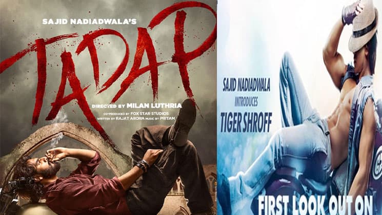 कहीं Tiger Shroff की Heropanti से तो इंस्पायर नहीं है Ahaan Shetty की Tadap का पोस्टर