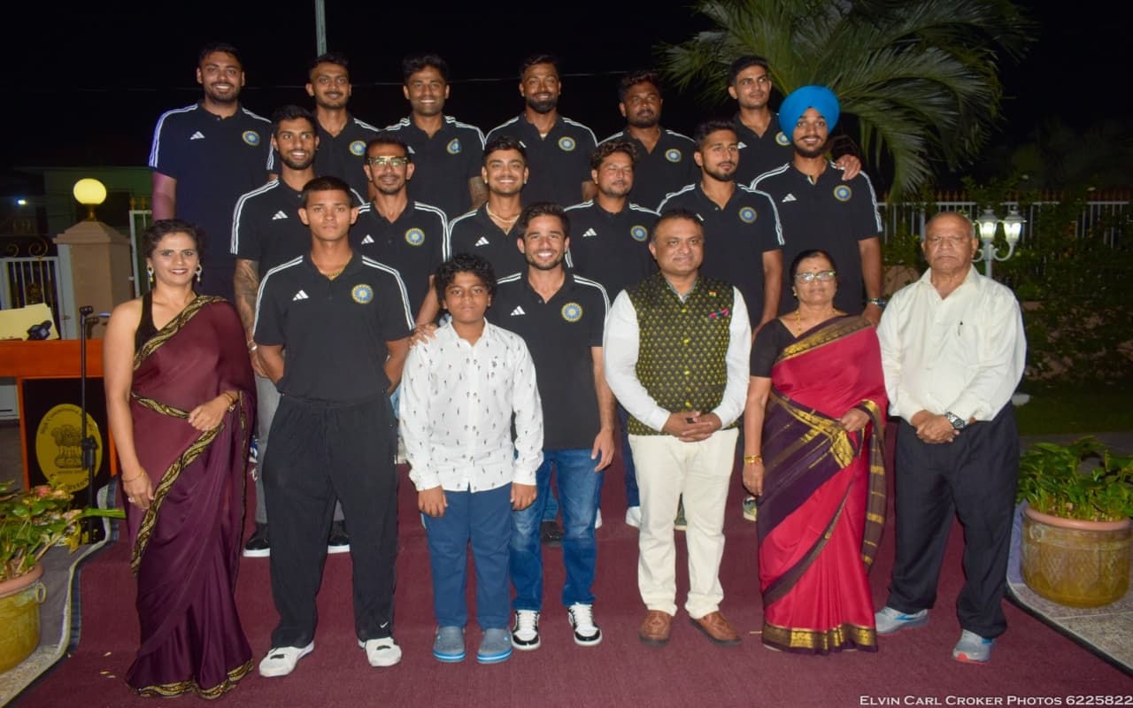 IND vs WI: दूसरे टी20 मैच से पहले गुयाना में हाई कमिश्नर से मिली टीम इंडिया, साथ में किया डिनर, देखें तस्वीरें