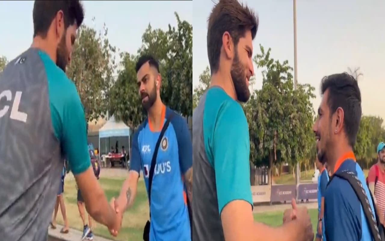 Asia Cup 2022: 'सोच रहा हूं आपकी तरह एक हाथ से शॉट लगाऊं'- पंत ने शाहीन अफरीदी से कही बात, देखें विडियो