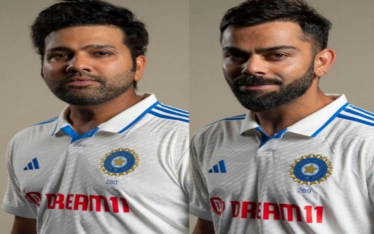 Team India Jersey: टीम इंडिया की नयी टेस्ट जर्सी को देख क्यों भड़के फैंस? जानें पूरा माजरा Team India Jersey: टीम इंडिया की नयी टेस्ट जर्सी को देख क्यों भड़के फैंस? जानें पूरा माजरा