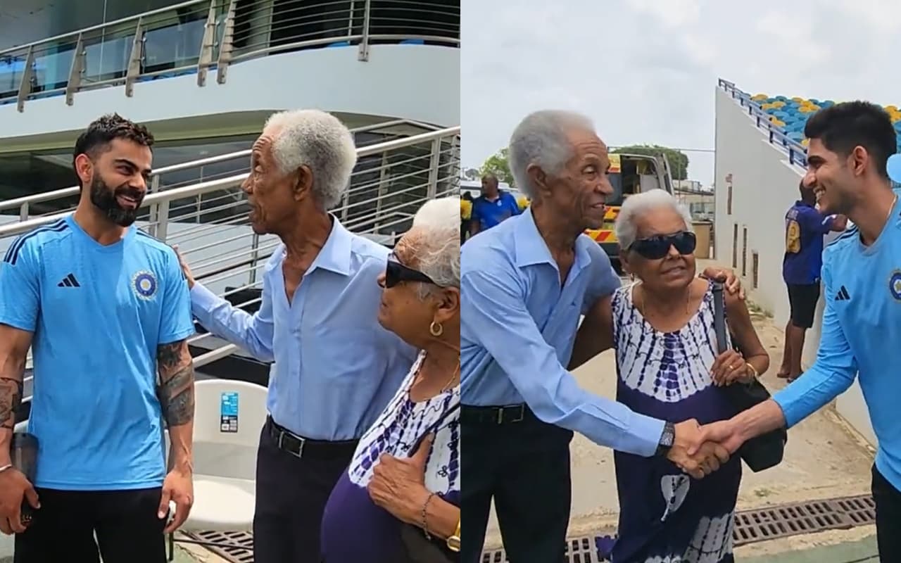 IND vs WI: महान ऑलराउंडर Sir Garfield Sobers से मिले विराट-रोहित समेत टीम इंडिया के खिलाड़ी, वीडियो वायरल