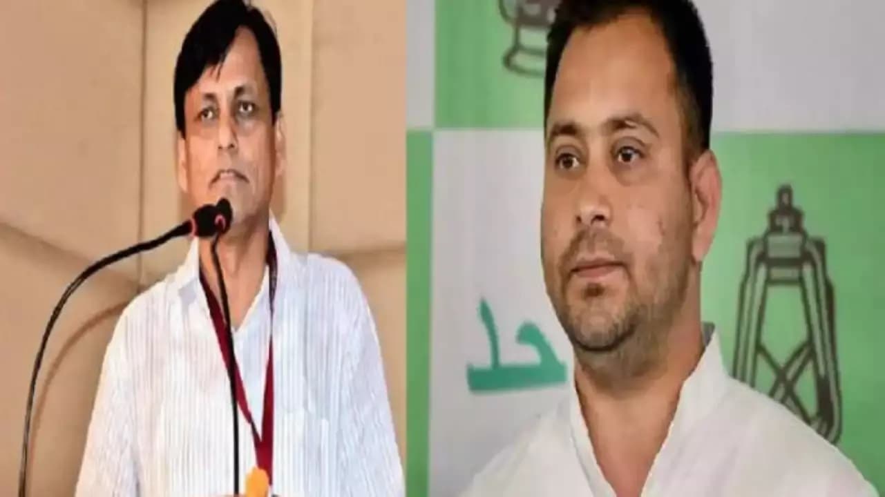 BJP ने तेजस्वी यादव को नकली यादव बताया, कहा- 'नित्यानंद राय चराते हैं गाय, लालू परिवार भेड़ चराने वाला'