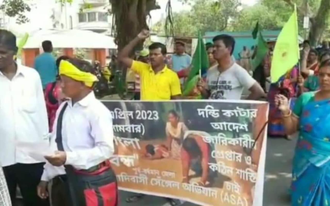 बर्दवान में जगह-जगह आदिवासी संगठन का सड़क अवरोध, 12 घंटे से बाजार बंद, जानें कारण