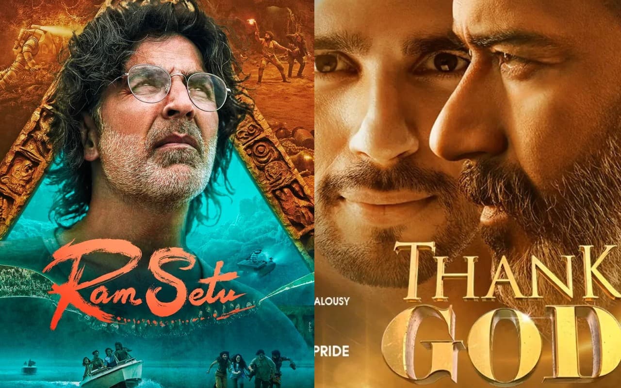 Ram Setu vs Thank God BO Collection Day 1: पहले दिन अक्षय कुमार-अजय देवगन की फिल्म कर सकती है बंपर कमाई