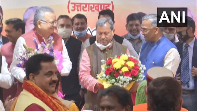 Tirath Singh Rawat News  : उत्तराखंड के नए सीएम होंगे तीरथ सिंह रावत, विधायक दल की बैठक में चुने गए नेता
