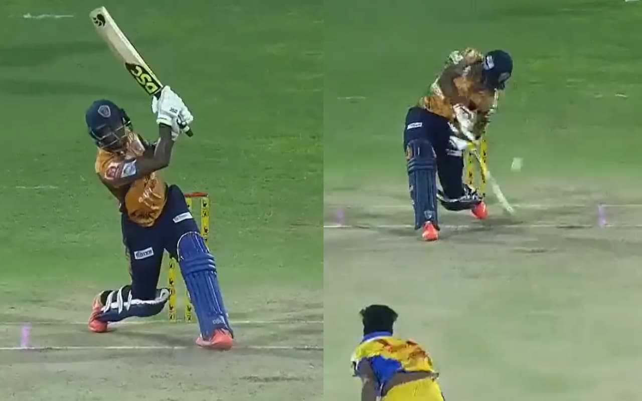 VIDEO: 6,6,6,1,6,N1,6... TNPL में रनों की बारिश, 19वें ओवर में बने 33 रन, रोमांच की सारी हदें पार