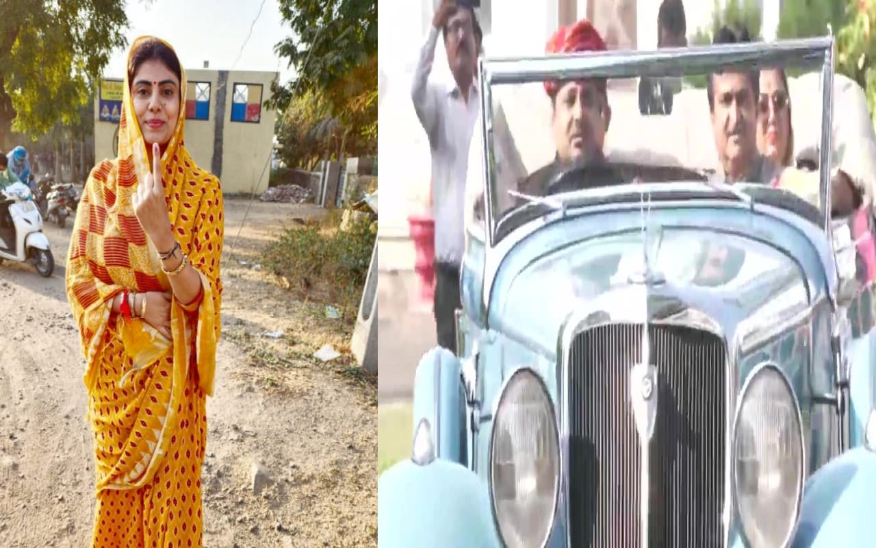 Gujarat Election Voting: रविंद्र जडेजा समेत इन दिग्गज नेताओं ने डाले वोट, देखें तस्वीरें