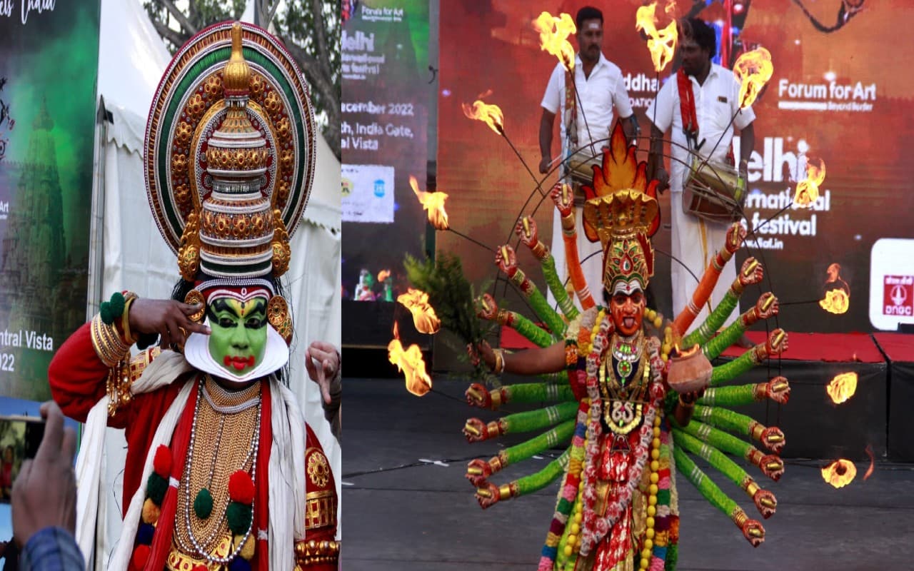 Delhi International Arts Festival: 200 से ज्यादा कलाकार कर्तव्य पथ पर दे रहे हैं प्रस्तुति, देखें तस्वीर