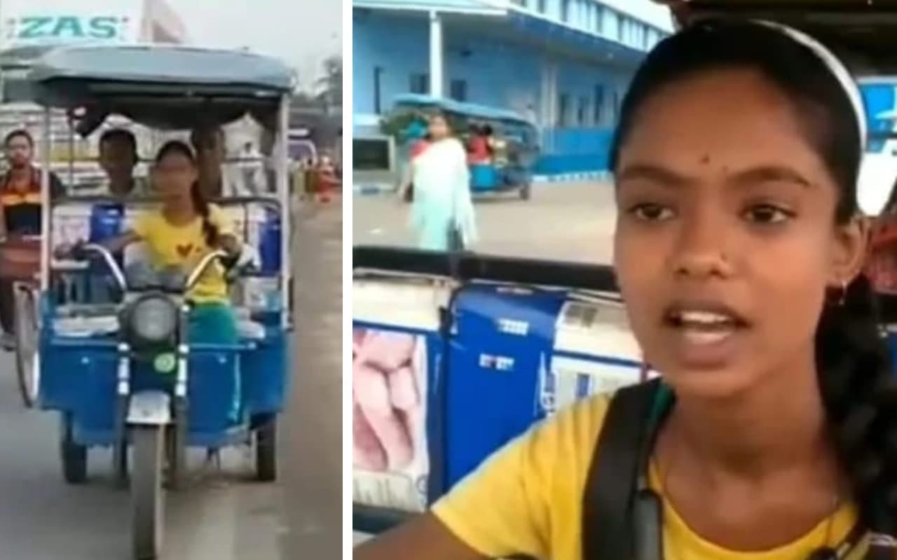 Bengal News: टोटो चलाकर परिवार का भरण-पोषण कर रही 7वीं की छात्रा रात्रि मालिक, पिता दो साल से हैं बीमार