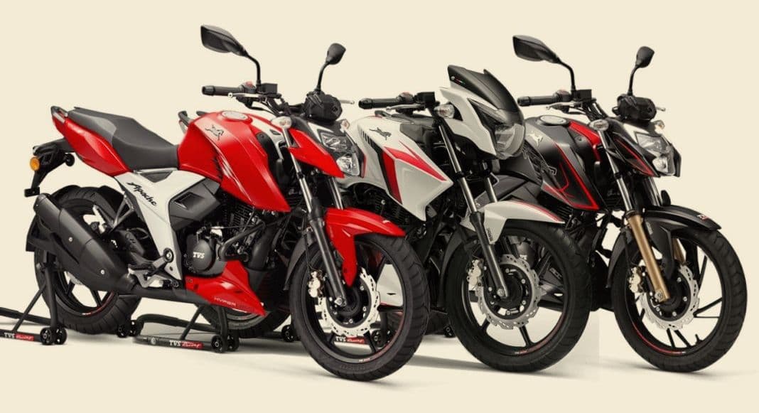 TVS बाइक्स की हुई दमदार बिक्री, एक महीने में बिक गए 2.93 लाख वाहन