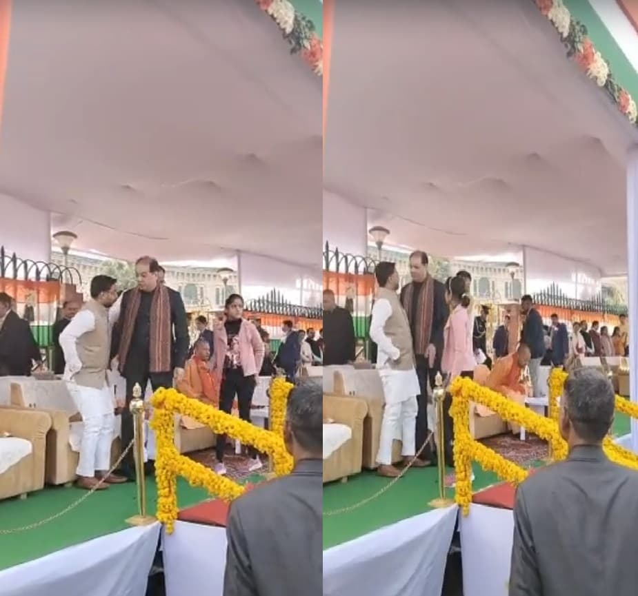 Viral Video: गणतंत्र दिवस के कार्यक्रम में सीट को लेकर बच्चों की तरह भिड़ते दिखे पूर्व मंत्री और दानिश अंसारी