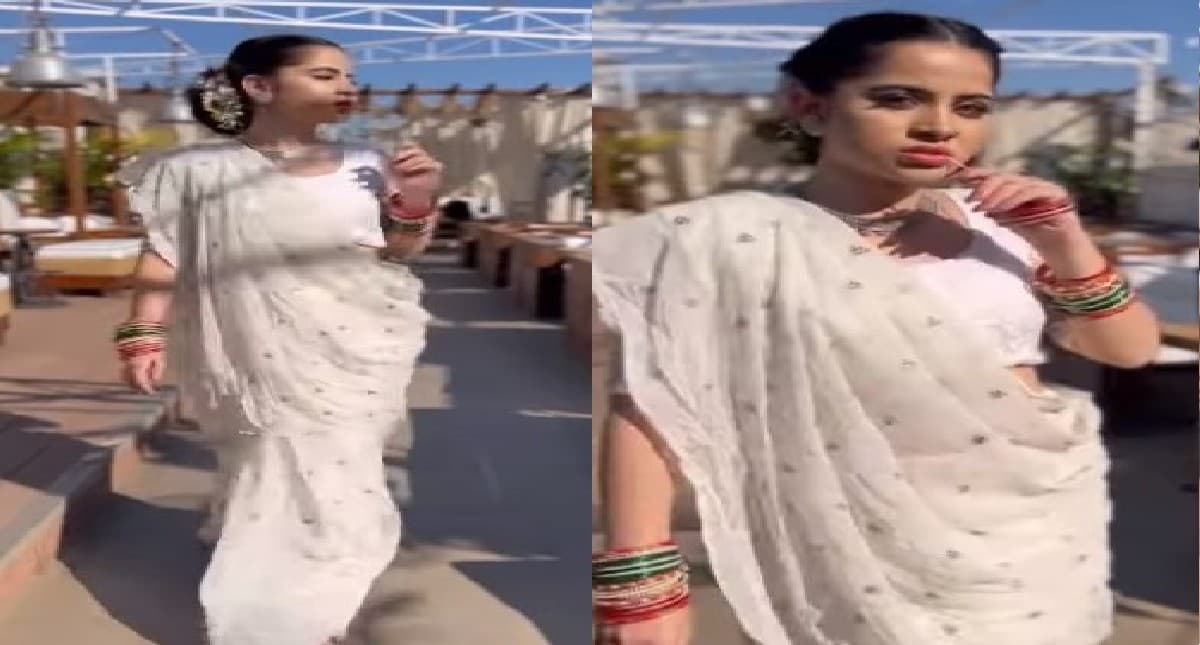 उर्फी जावेद के इस लुक से इंप्रेस हुए फैंस, बैकलेस रफल ड्रेस में बेहद हसीन दिखीं एक्ट्रेस, VIDEO