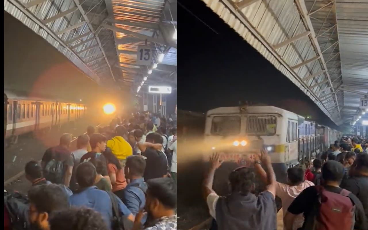 "ऐसा देश है मेरा..." ट्रेन के देरी से आने पर लोगों ने ऐसे किया स्वागत, Video Viral