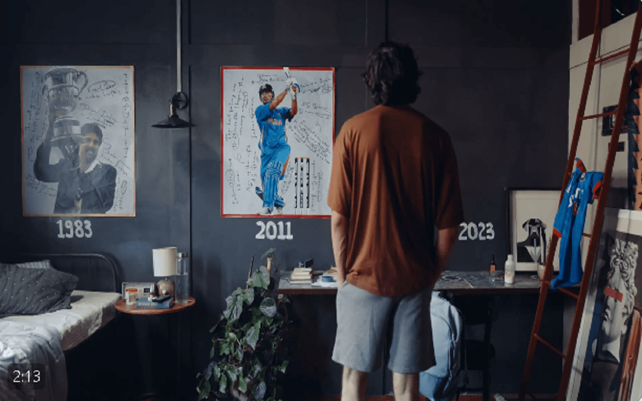 World Cup 2023 : विश्वकप में टीम इंडिया की जर्सी पर दिखेगा तिरंगा, BCCI ने जारी किया -3kaDream hai apna वीडियो World Cup 2023 : विश्वकप में टीम इंडिया की जर्सी पर दिखेगा तिरंगा, BCCI ने जारी किया -3kaDream hai apna वीडियो