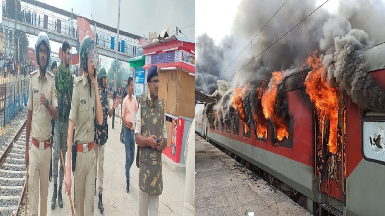 अग्निपथ हंगामा: सर, इंजन में 3000 लीटर तेल है, हो जाएगा ब्लास्ट..,ट्रेन ड्राइवर की बात सुन ASP रह गये दंग