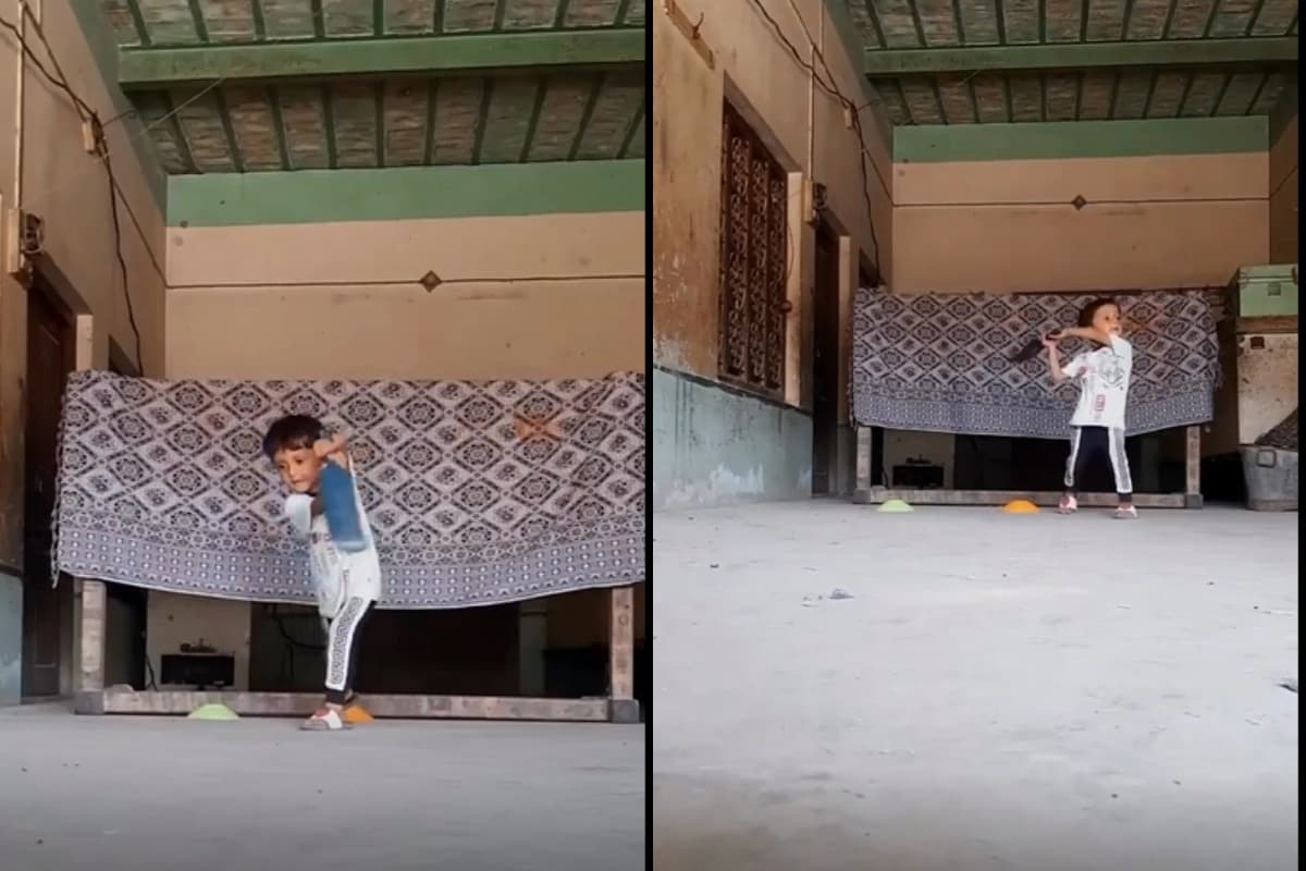 MS Dhoni की तरह हेलिकॉप्टर शॉट लगाते बच्चे का वीडियो वायरल, अमिताभ बच्चन ने कहा– 'भारतीय क्रिकेट का भविष्य'