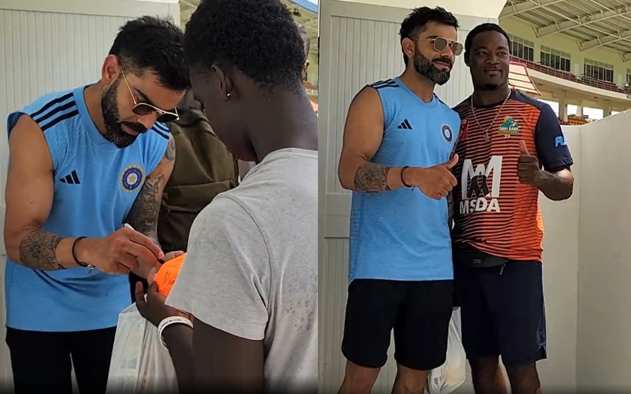 IND vs WI: टेस्ट सीरीज से पहले विराट कोहली ने जीता कैरिबियन फैंस का दिल, वीडियो देख आप भी करेंगे तारीफ