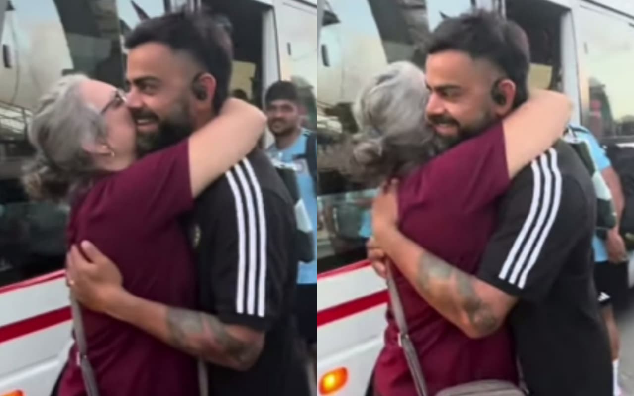 IND vs WI: वेस्टइंडीज में विराट कोहली को मिला ‘मां का प्यार’, गले लगाकर इमोशनल हुईं जोशुआ की मां, देखें VIDEO