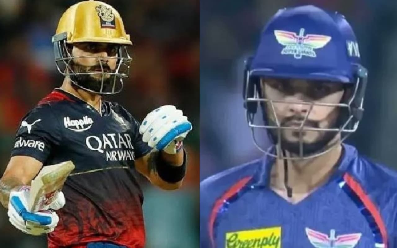 IPL 2025 Auction Virat Kohli and Naveen Ul Haq IPL 2025 Auction Virat Kohli and Naveen Ul Haq