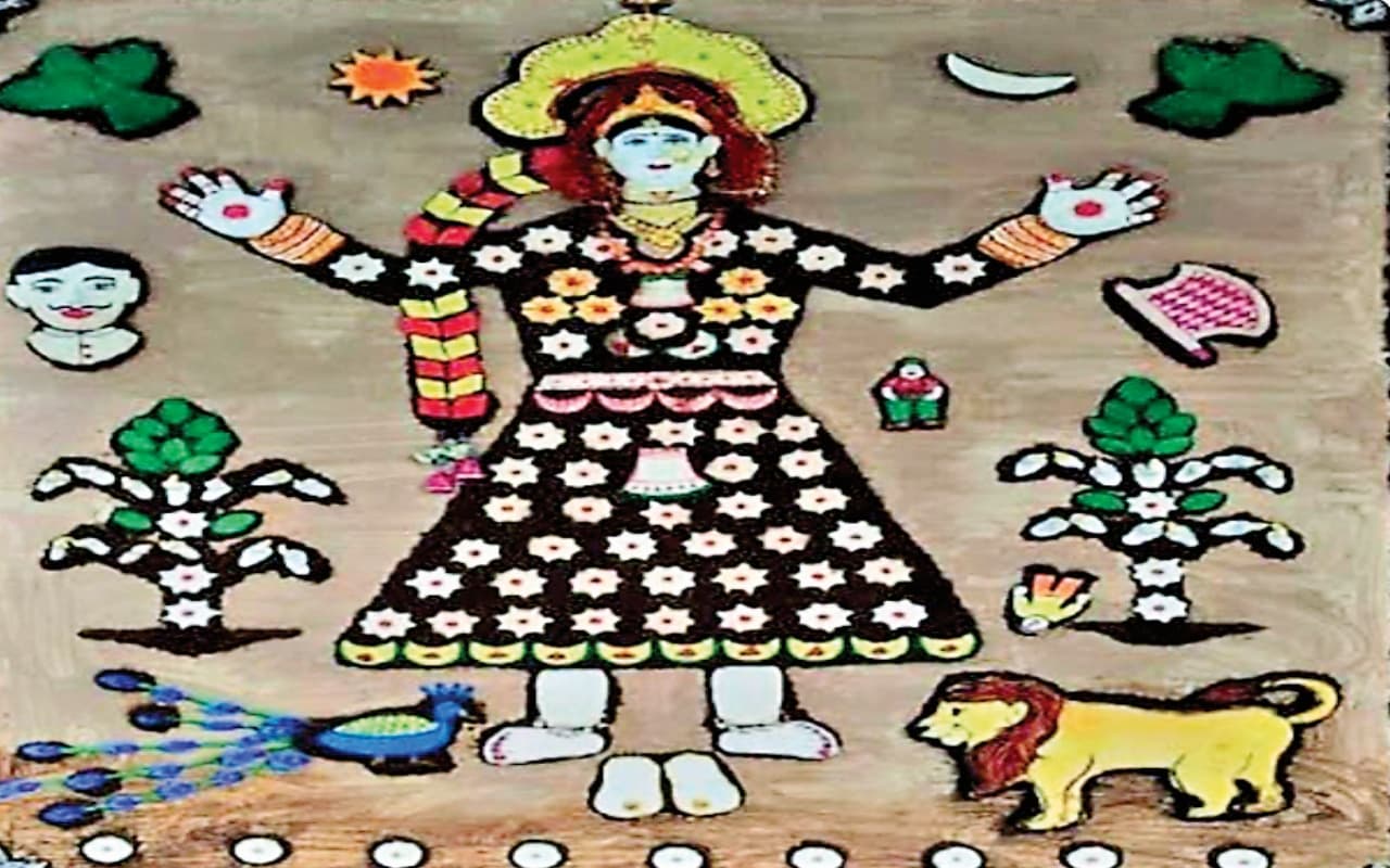 Pitru Paksha 2023: पितृ पक्ष में ब्रज की हवाओं में घुल जाती है ‘सांझी’ कला, जानें क्या है मान्यता