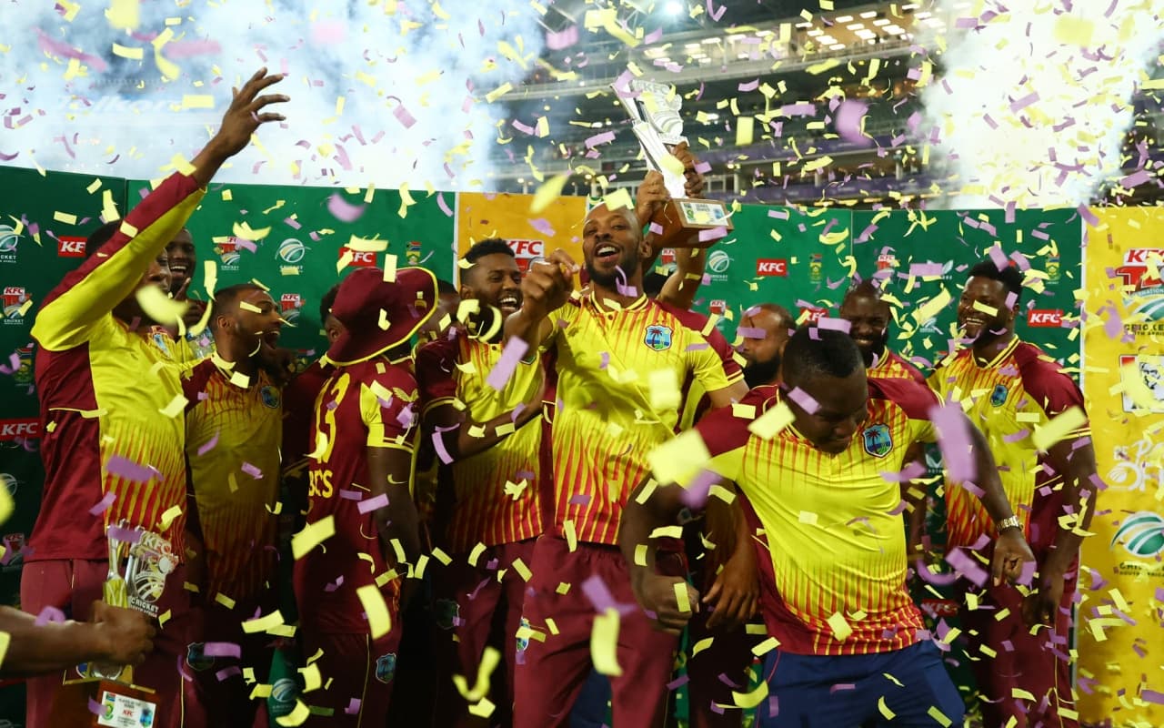 SA vs WI: निर्णायक मुकाबले में वेस्टइंडीज ने दर्ज की रोमांचक जीत, 2-1 से टी20 सीरीज पर किया कब्जा