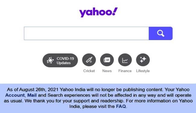 Yahoo के यूजर्स के लिए बड़ी खबर, याहू ने भारत में बंद की न्यूज समेत कई सेवाएं