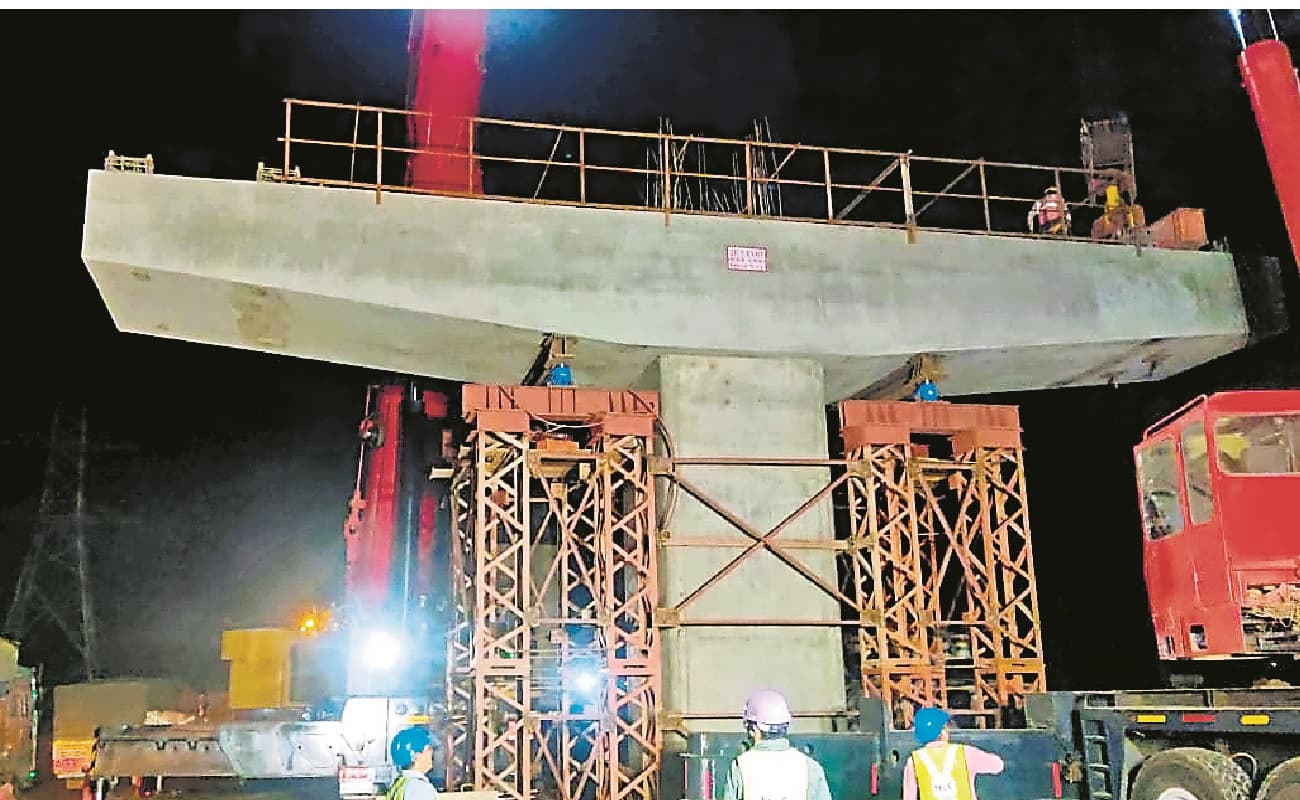 पटना मेट्रो: पाटलिपुत्र बस टर्मिनल के पास पहला क्रॉसआर्म लांच, खेमनीचक में एक ही लेवल पर होंगे दो प्लेटफॉर्म