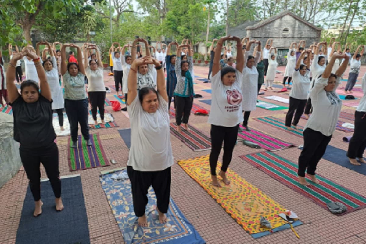 रांची में योगा प्रोटोकोल का अभ्यास, विभिन्न प्रतियोगिताओं के विजेता हुए सम्मानित