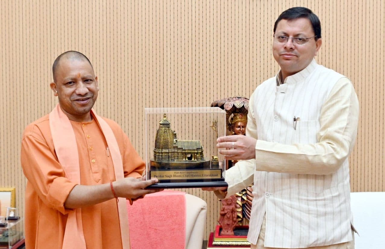 यूपी-उत्तराखंड के बीच सुलझा करोड़ों की संपत्ति का विवाद? सीएम योगी से मुलाकात के बाद पुष्कर धामी ने कही ये बात