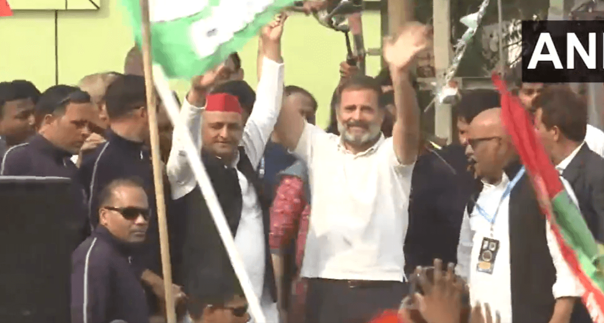 Lok Sabha Election 2024: राहुल गांधी की भारत जोड़ो न्याय यात्रा में शामिल हुए अखिलेश यादव, बड़ी संख्या में पहुंचे SP कार्यकर्ता