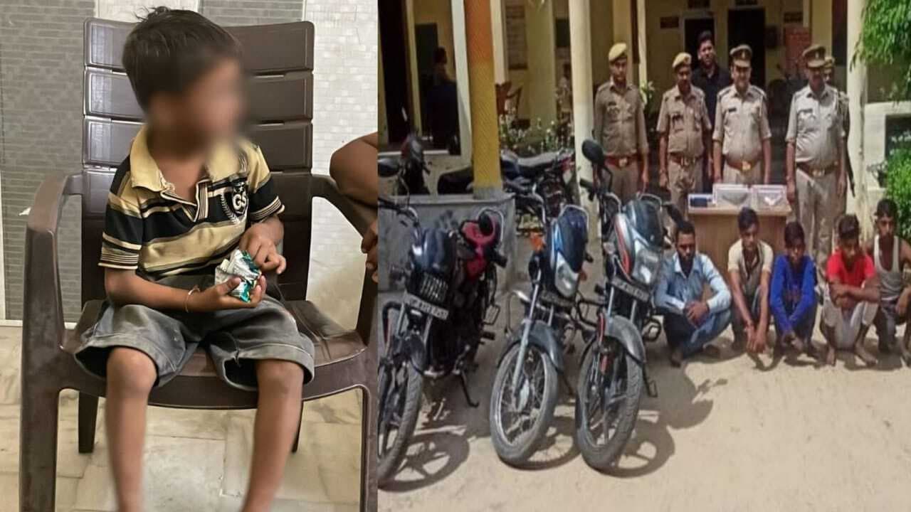 Aligarh: पुलिस ने नाबालिग बच्चे को 3 घंटे में बदमाशों के चंगुल से छुड़ाया, पांच आरोपी गिरफ्तार