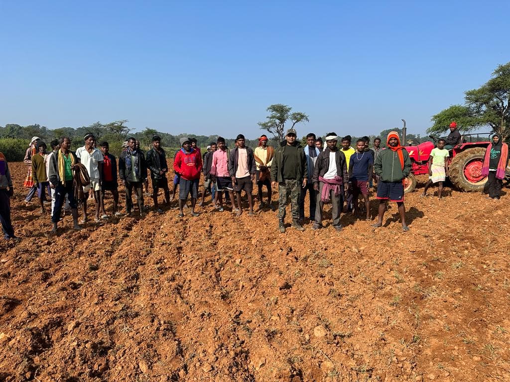 खूंटी : पुलिस ने तीन एकड़ में लगी अफीम की फसल नष्ट की